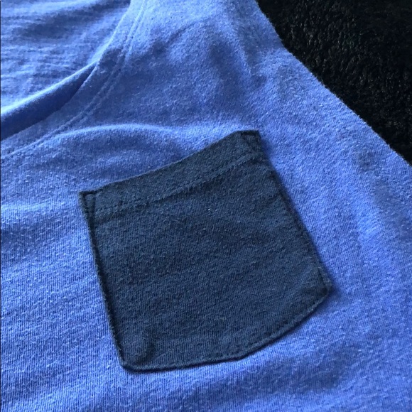 PINK VICTORIA’S SECRET BLUE MUSCLE TEE - Picture 2 of 3